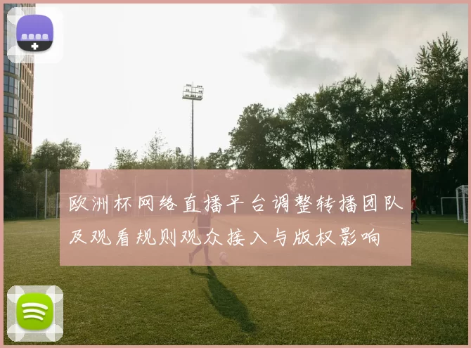 欧洲杯网络直播平台调整转播团队及观看规则观众接入与版权影响